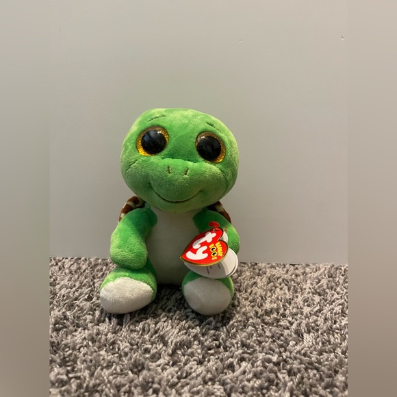 TY Beanie Boo "Turbo" the Turtle Plush (6 inch) - Picture 2 of 5